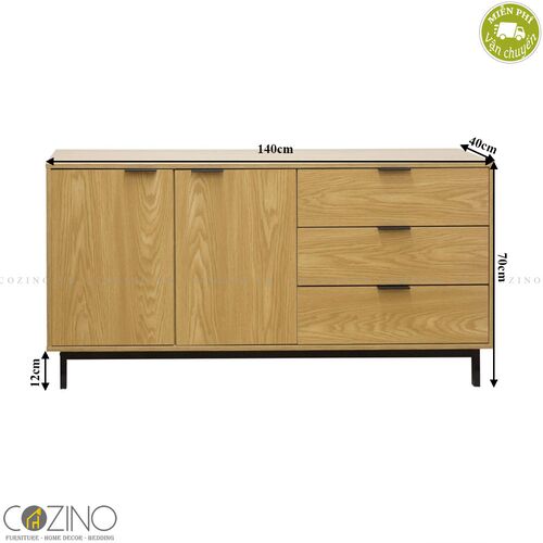 Tủ trưng bày Blake gỗ tự nhiên (khung sắt)- đẹp, giá rẻ tại hcm và hà nội