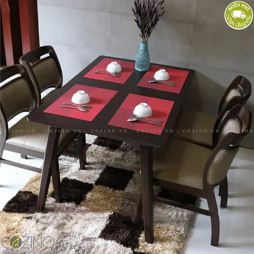 Bộ bàn ăn 6 ghế Ashley bằng gỗ nhiều màu 1m6- đẹp, giá rẻ tại hcm và hà nội