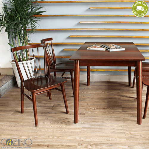 Bàn ăn Requin gỗ tự nhiên nhiều màu 1m6- đẹp, giá rẻ tại hcm và hà nội