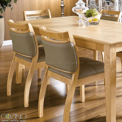 Bộ bàn ăn 4 ghế Ashley bằng gỗ nhiều màu 1m2- đẹp, giá rẻ tại hcm và hà nội