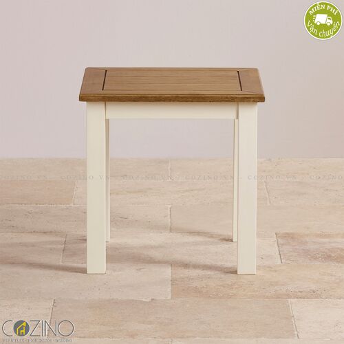 Ghế đôn bàn trang điểm Chillon 100% gỗ sồi Mỹ- đẹp, giá rẻ tại hcm và hà nội