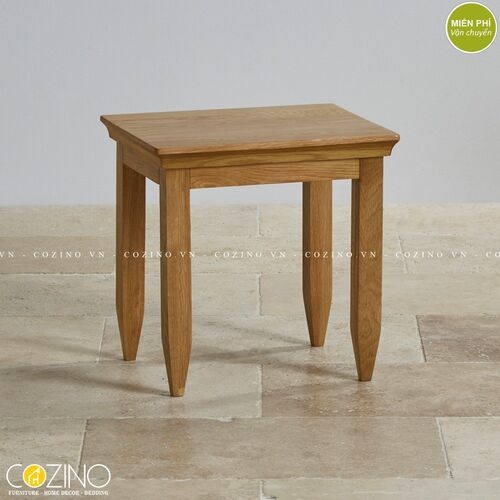 Ghế đôn bàn trang điểm Holy gỗ sồi Mỹ- đẹp, giá rẻ tại hcm và hà nội