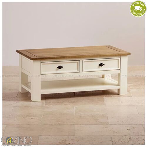 Bàn sofa Chillon gỗ sồi Mỹ- đẹp, giá rẻ tại hcm và hà nội