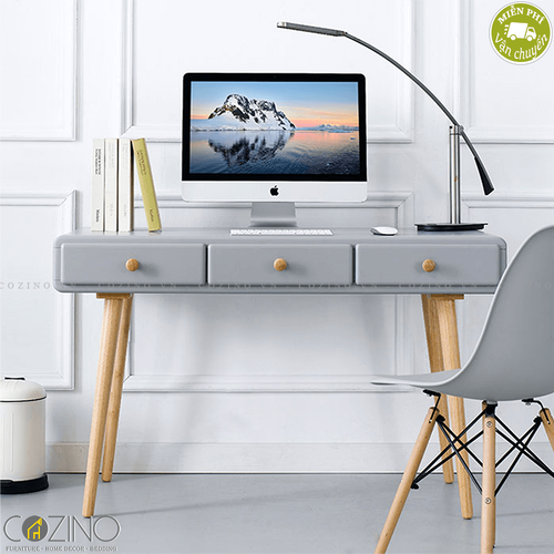 Bàn làm việc Camelia gỗ cao su- đẹp, giá rẻ tại hcm và hà nội