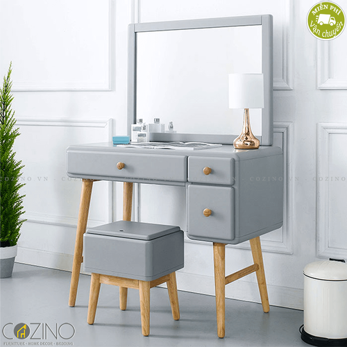 Bộ bàn trang điểm Camelia gỗ cao su- đẹp, giá rẻ tại hcm và hà nội