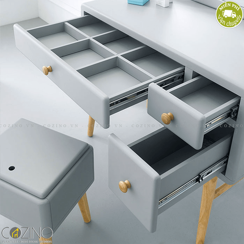 Bộ bàn trang điểm Camelia gỗ cao su- đẹp, giá rẻ tại hcm và hà nội