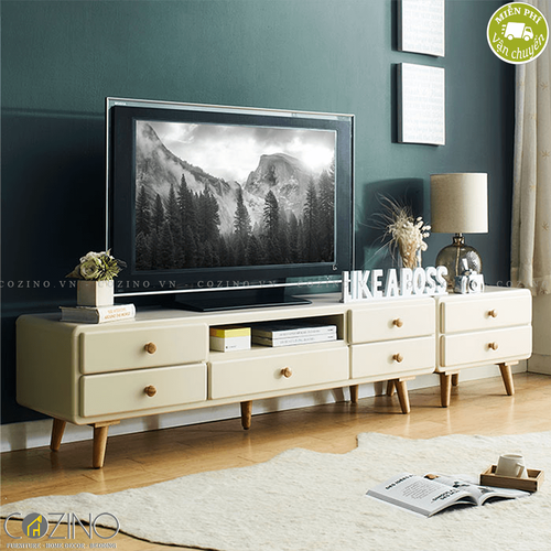 Tủ kệ Tivi Pansy gỗ cao su- đẹp, giá rẻ tại hcm và hà nội
