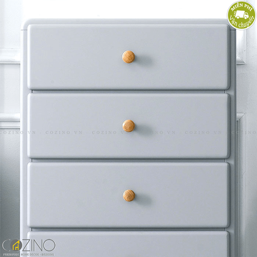 Tủ ngăn kéo Camelia 5 hộc gỗ cao su- đẹp, giá rẻ tại hcm và hà nội