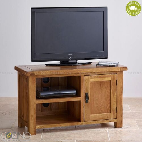 Tủ tivi Original Rustic nhỏ 1m gỗ sồi Mỹ- đẹp, giá rẻ tại hcm và hà nội
