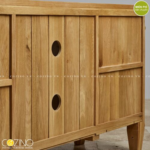 Tủ tivi 2 cánh Holy gỗ sồi Mỹ- đẹp, giá rẻ tại hcm và hà nội