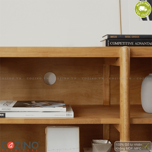 Tủ trưng bày, tủ tivi Flavio - Màu gỗ tự nhiên- đẹp, giá rẻ tại hcm và hà nội