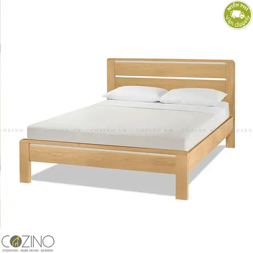 Giường Chain 100% gỗ sồi Mỹ(nhiều kích thước)- đẹp, giá rẻ tại hcm và hà nội