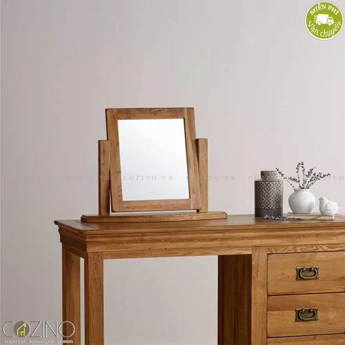 Bàn trang điểm French Farmhouse gỗ sồi Mỹ- đẹp, giá rẻ tại hcm và hà nội