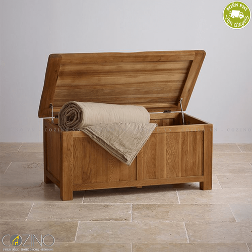 Rương Original Rustic gỗ sồi mỹ- đẹp, giá rẻ tại hcm và hà nội