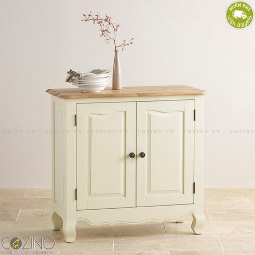 Tủ chén nhỏ Skye gỗ sồi Mỹ- đẹp, giá rẻ tại hcm và hà nội