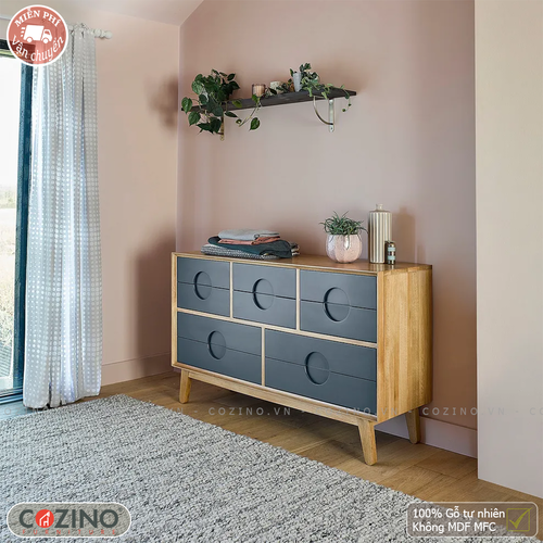 Tủ ngăn kéo 2 tầng 8 ngăn Spot gỗ sồi Mỹ- đẹp, giá rẻ tại hcm và hà nội