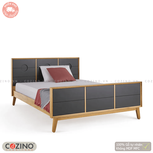 Giường đơn Spot gỗ sồi (nhiều kích thước)- đẹp, giá rẻ tại hcm và hà nội