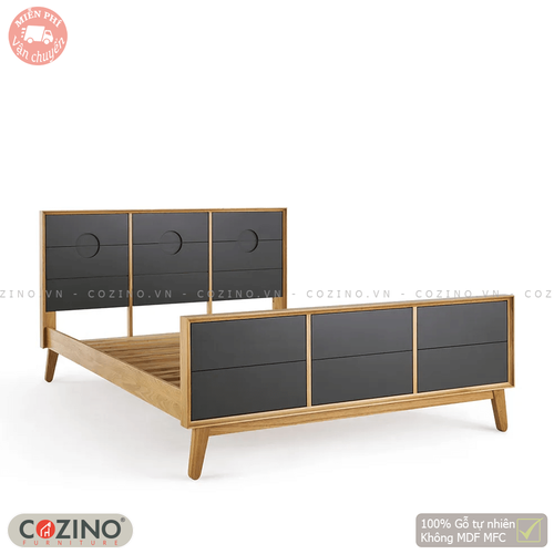 Giường đơn Spot gỗ sồi (nhiều kích thước)- đẹp, giá rẻ tại hcm và hà nội