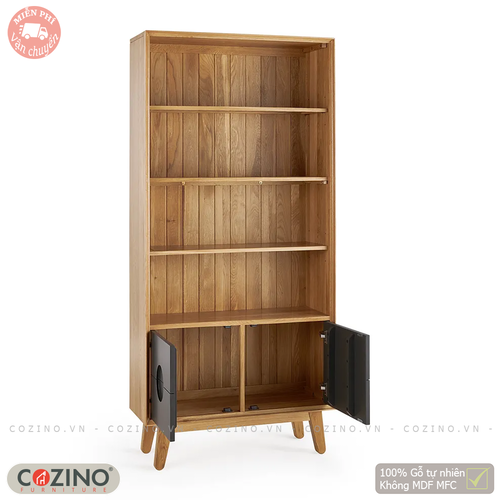 Tủ sách cao Spot gỗ sồi- đẹp, giá rẻ tại hcm và hà nội