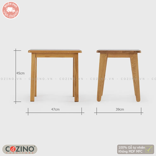 Ghế trang điểm Spot 100% gỗ sồi Mỹ- đẹp, giá rẻ tại hcm và hà nội