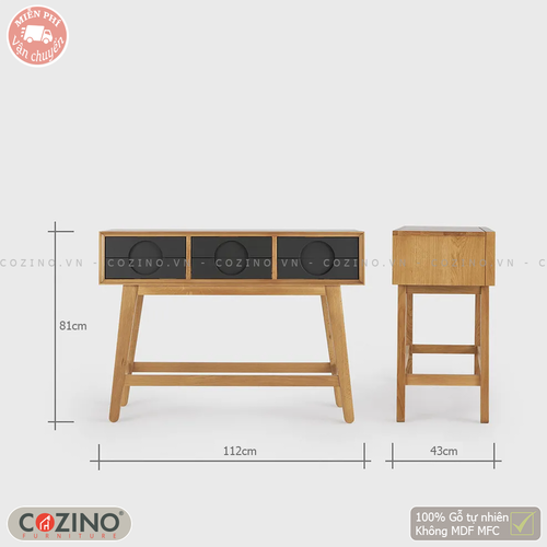 Bàn Consol Spot gỗ sồi- đẹp, giá rẻ tại hcm và hà nội