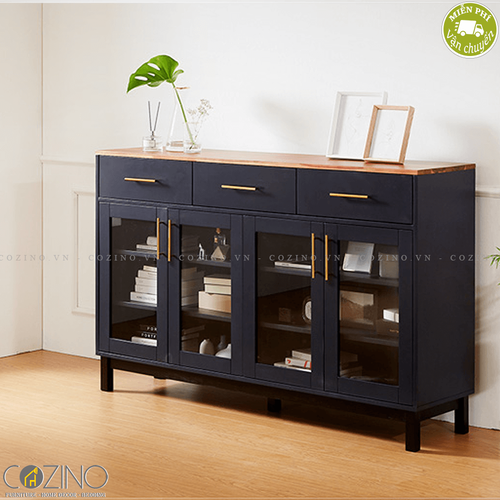 Tủ trưng bày lớn Koibu gỗ cao su- đẹp, giá rẻ tại hcm và hà nội