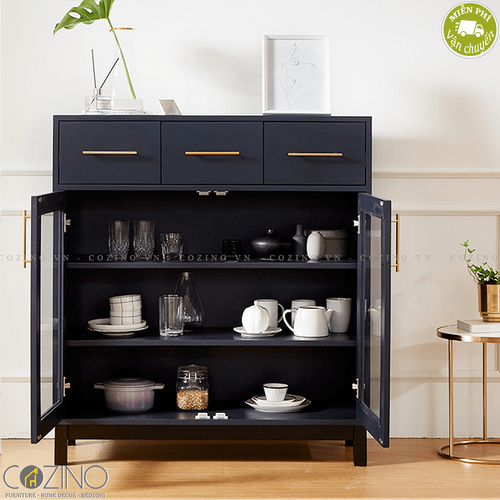 Tủ trưng bày nhỏ Koibu gỗ cao su- đẹp, giá rẻ tại hcm và hà nội
