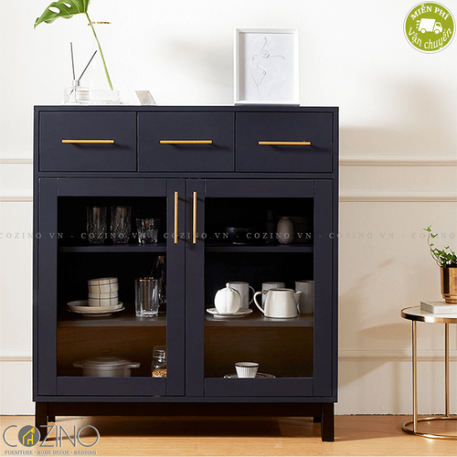 Tủ trưng bày nhỏ Koibu gỗ cao su- đẹp, giá rẻ tại hcm và hà nội