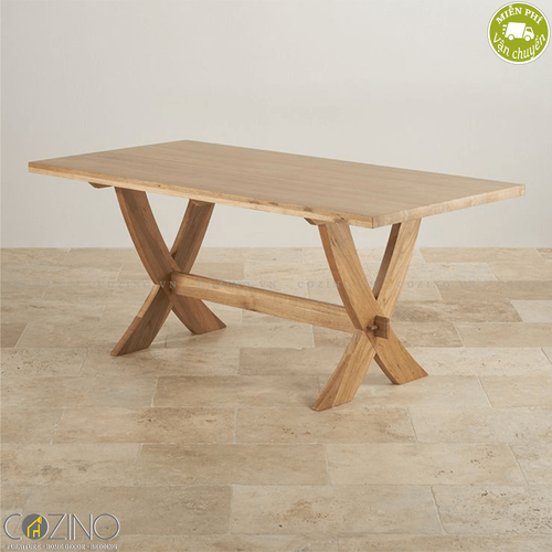Bàn ăn Kintai gỗ sồi trắng Mỹ (nhiều kích thước)- đẹp, giá rẻ tại hcm và hà nội