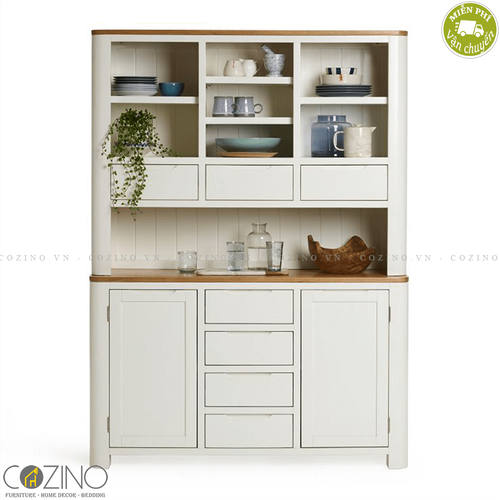 Tủ bếp lớn Hove gỗ sồi Mỹ 1m4- đẹp, giá rẻ tại hcm và hà nội