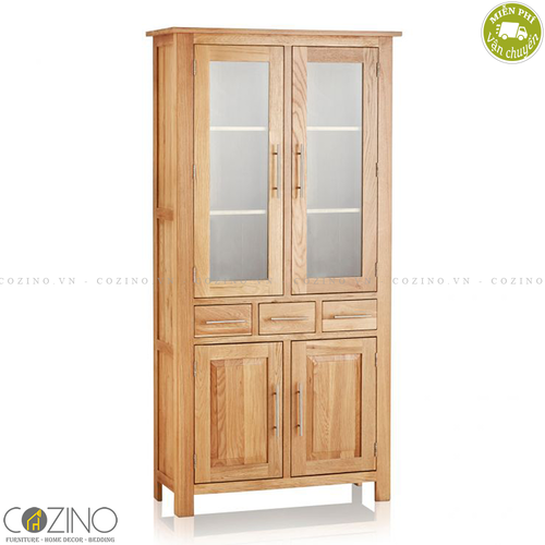Tủ bếp nhỏ Kintai gỗ sồi Mỹ 1m- đẹp, giá rẻ tại hcm và hà nội