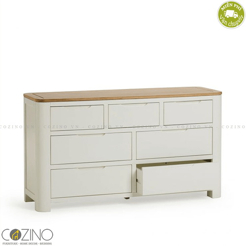 Tủ 7 ngăn kéo 3 tầng Hove gỗ sồi Mỹ- đẹp, giá rẻ tại hcm và hà nội