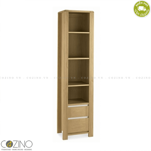 Tủ kệ sách, tủ trưng bày Chain nhỏ gỗ sồi Mỹ- đẹp, giá rẻ tại hcm và hà nội