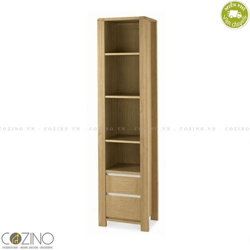 Tủ kệ sách, tủ trưng bày Chain nhỏ gỗ sồi Mỹ- đẹp, giá rẻ tại hcm và hà nội