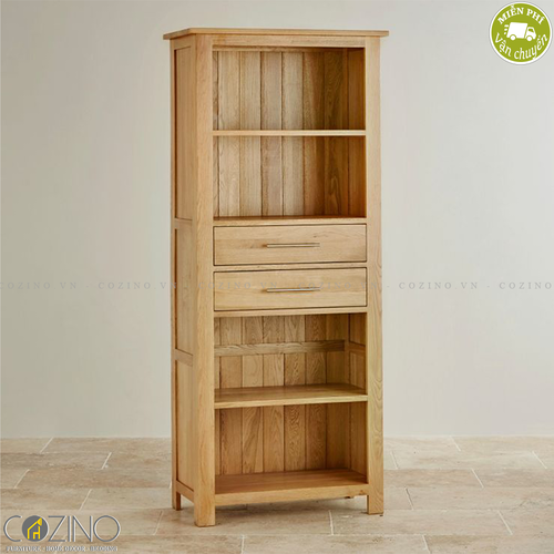 Tủ kệ sách cao Kintai gỗ sồi Mỹ- đẹp, giá rẻ tại hcm và hà nội