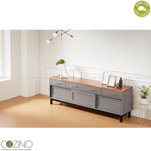 Tủ tivi Koibu lớn gỗ cao su- đẹp, giá rẻ tại hcm và hà nội